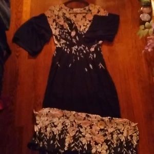 Gorgeous floral goddess kimono dress